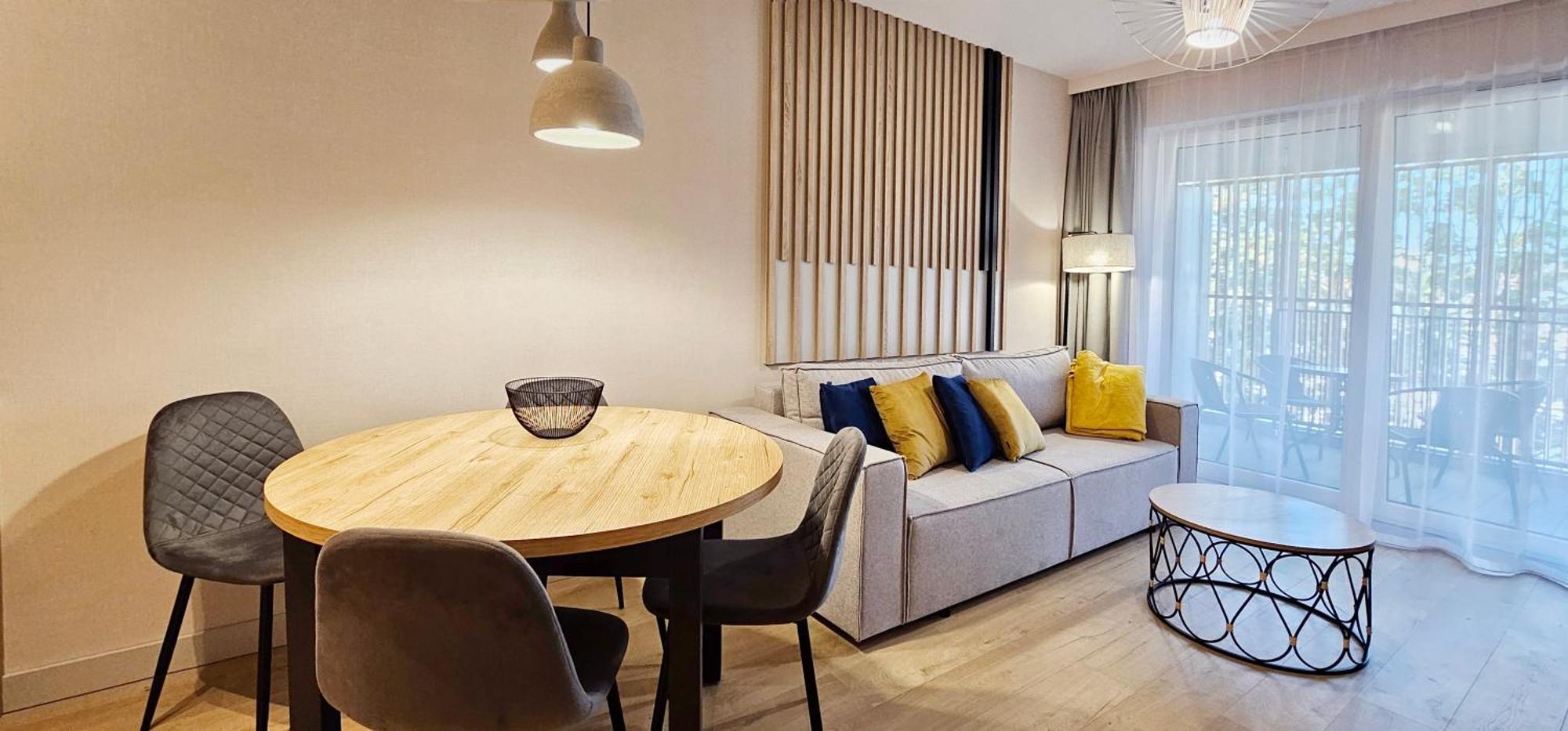 Apartment Baltic Waves B207 Z Osobna Sypialnia I Balkonem, Gratis Basen, Sauna, Gym *